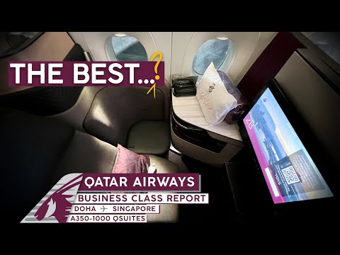 , title : 'QATAR AIRWAYS A350-1000 QSuites【4K Trip Report DOH-SIN】World's FAVORITE Business Class'