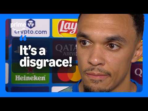 Trent Alexander-Arnold reacts after alleged racist comments in Benfica v Real Madrid 🗣️