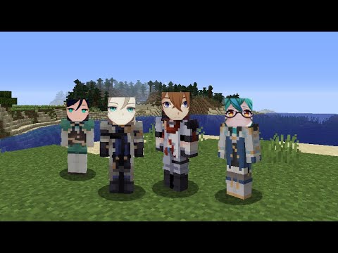 Genshin Impact Characters in Minecraft be like | Part 1
