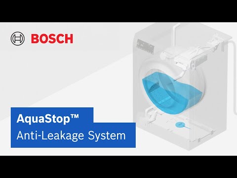 Įmontuojama skalbimo mašina Bosch WIW24342, 8kg, balta video