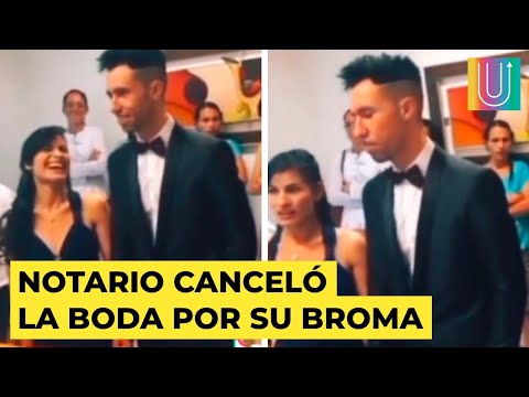 Novia suelta una inocente broma y juez le hace pagar las consecuencias