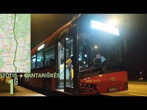 1G maršrutas / Stotis — Kalvarijų g. — Santariškės /