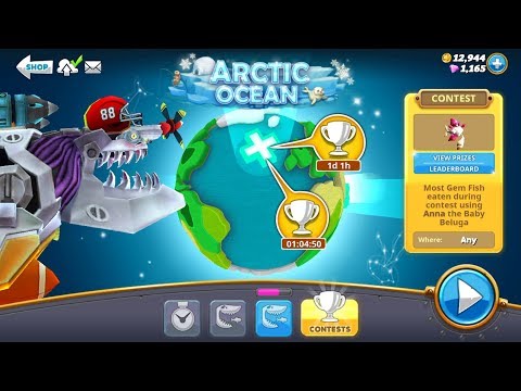 Most Gem Fish Eaten (Anna Baby Pet) Live Contest - Hungry Shark World