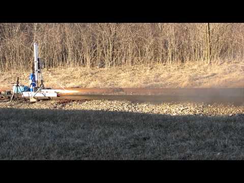 N2O / PVC Hybrid Rocket Motor Static Test (main camera)