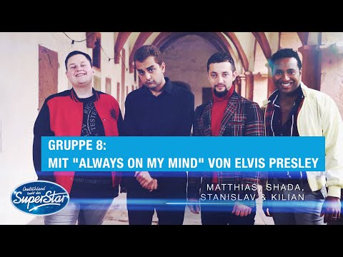 Gruppe 8: Shada, Kilian, Stanislav & Matthias mit "Always On My Mind" von Elvis Presley | DSDS 2021