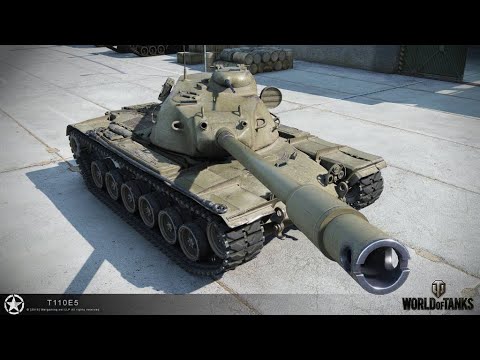 WoT Console: T110E5 Road to 3 Mark, 3 Games