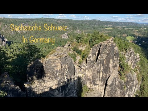 [Caminhando pela cidade] Sächsische Schweiz Na Alemanha (Alemanha)