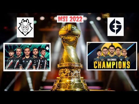 MSI 2022 - DAY 2 -  G2 (Caps) vs EG (Jojo) - Highlights - League of Legends