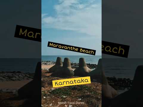 🚩Maravanthe Beach at Karnataka   #melbintraveldiaries #maravanthe #youtubeshorts #shortvideo #shorts