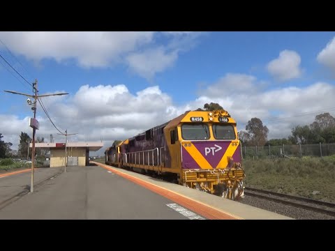 V/Line N458 "City Of Maryborough", N472 "City Of Sale" Passing Corio Station