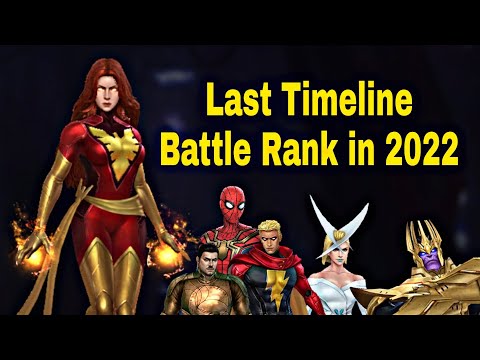 At Last Rank in 2022 On Timeline Battle Top Characters - Marvel Future Fight