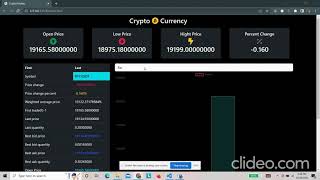 Download the video "Crypto Currency Tracker Frontend Only With source code"