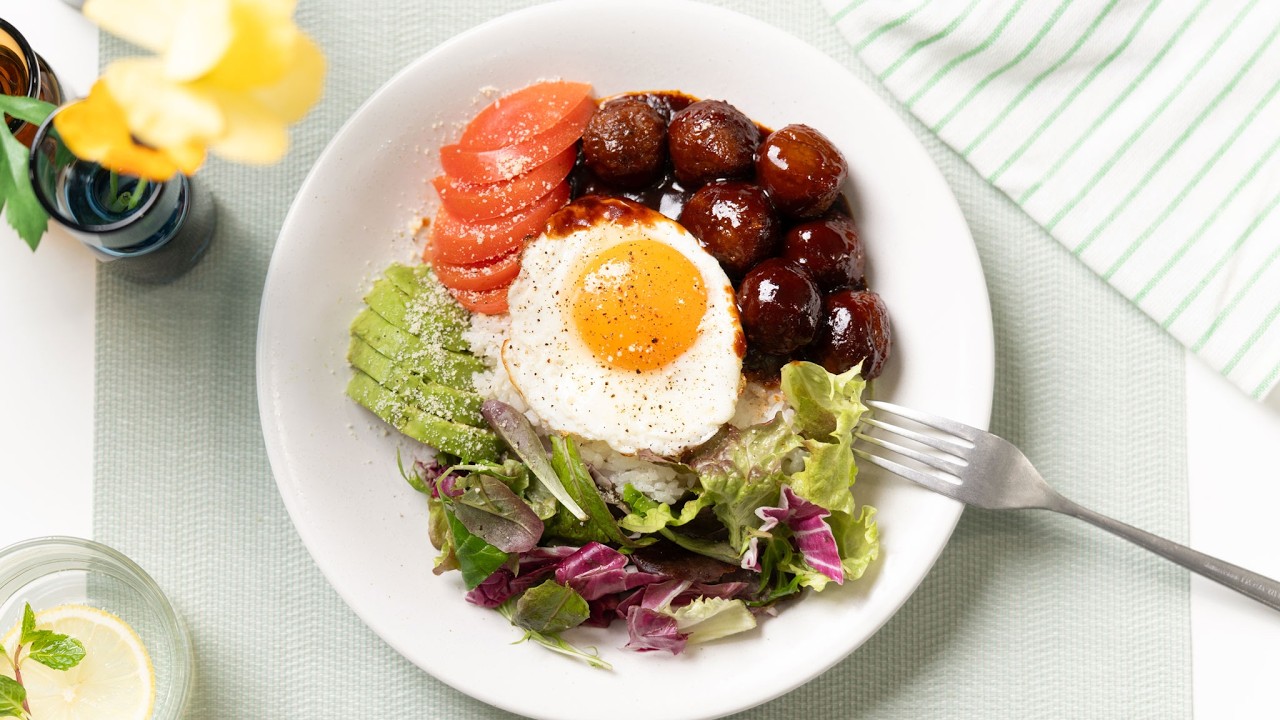 時短！とろ～り卵のロコモコレシピ