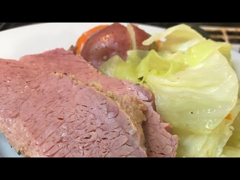 OLD SCHOOL CORN BEEF AND CABBAGE 🥬 (HAPPY ST PATRICK...
