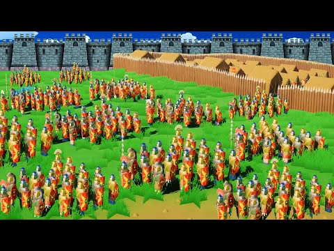 Endless Waves Siege ROMAN FORT Defense! - Warlord Britannia: Battle Simulator