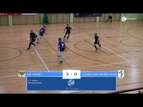 TAF Toruń - Zawisza WNS Malwee Rzgów / Skrót / 1 Polska Liga Futsalu [03.11.2019]
