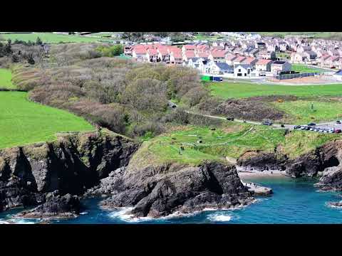 The Metal Man and Guillamene in Tramore Co. Waterford