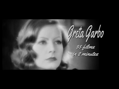 Greta Garbo, 35 films in 2 minutes