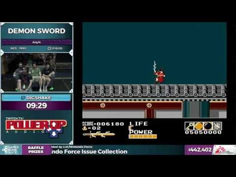 Demon Sword by digshake in 12:34 - SGDQ 2016 - Part 116