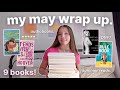 may reading wrap up 📖🌷✨ anticipated reads, 5 star, romances, summer reads & more!