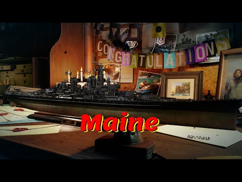 Meet The Maine! Tier 8 US Battleship (World of Warships Legends)