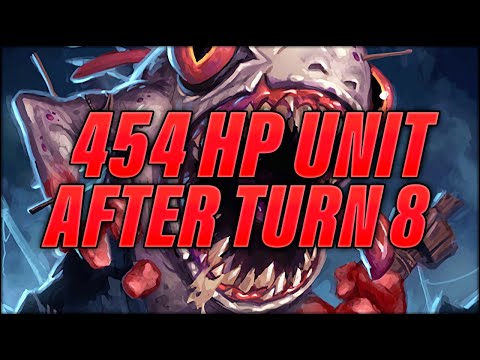 Getting a 454 HP Unit After Turn 8 | Dogdog Hearthstone Battlegrounds
