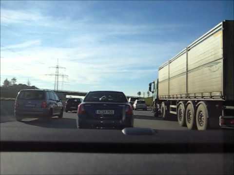 A8 München - Stuttgart im Zeitraffer