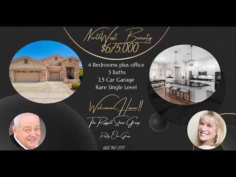 Stunning 4 bedroom plus Den - 3 baths in Northwest Phoenix, Arizona. Rare Single level home.