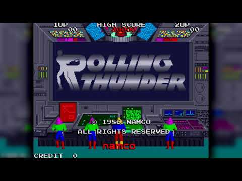The Best of Retro VGM #1749 - Rolling Thunder (Arcade) - Game Start ~ BGM 1