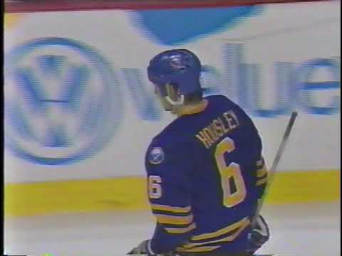 Phil Housley Goal - Sabres vs. Bruins, 3/8/90