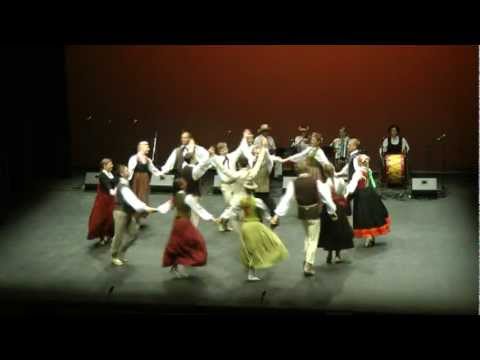Latvian traditional folk dance: Sudmaliņas & Senais dancis