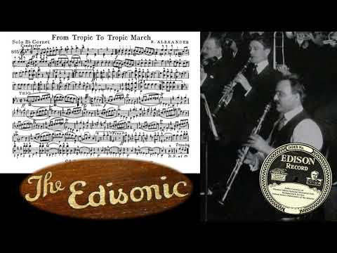 "From Tropic to Tropic March" - Anthony Giammatteo's NY Military Band, 1928 Edison test pressing