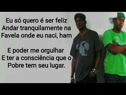 Rap da felicidade (Letra) - Mc Cidinho & Doca