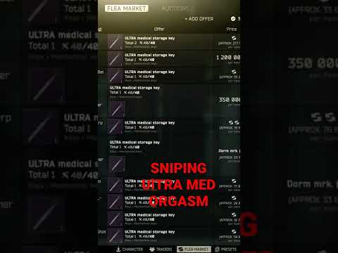 Orgasm Sniping Ultra Medical Key - Escape from tarkov