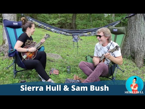 Sierra Hull + Sam Bush play baseball + perform "Sugarfoot Rag"