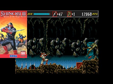 Best Sega Genesis/Mega Drive Games of All Time | Shinobi III: Return of The Ninja Master (1993) | 4K