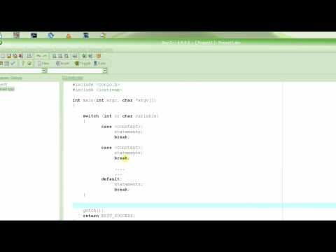 C Programming Tutorial # 15 - switch statement - Part 1 [HD]