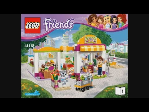 LEGO Friends 41118 Heartlake Supermarket - instruction timelapse