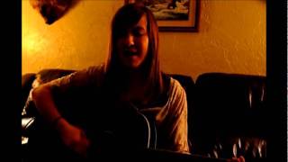 Dark horse and cherry tree