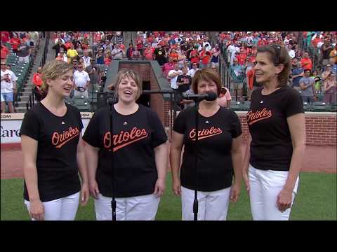 Lustre sings National Anthem at the Baltimore Orioles 6/17/17