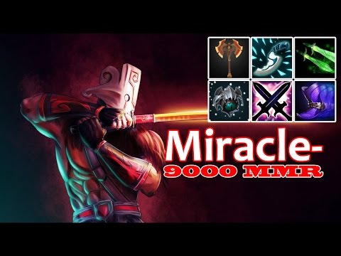 Miracle- DOTA2 [JUGGERNAUT] Hard To Carry His Team