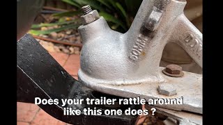 Fix a rattling trailer hitch
