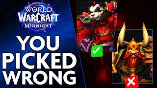 The BEST Race for Every Class in WoW Midnight