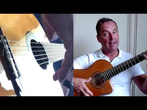 Flamenco guitar- learn how to execute Golpe - free exercise