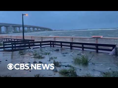 Videos show Tropical Storm Bertha's impact on Gulf Coast
