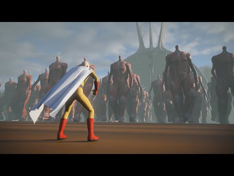 One Punch Man vs 1.000.000. Colossal Titans - The Rumbling