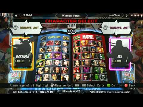 Salty Battles Weekly #10 - UMvC3 WF - FC ChrisG VS Josh Wong