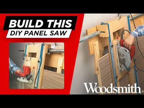 Build This Sliding Panel Saw for Precise Cuts in a Small Shop!