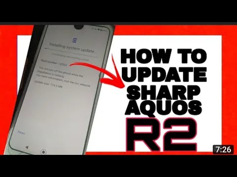 how to update Android 8 to 10 sharp Aquos r2 don't forget to subscribe ❤️
