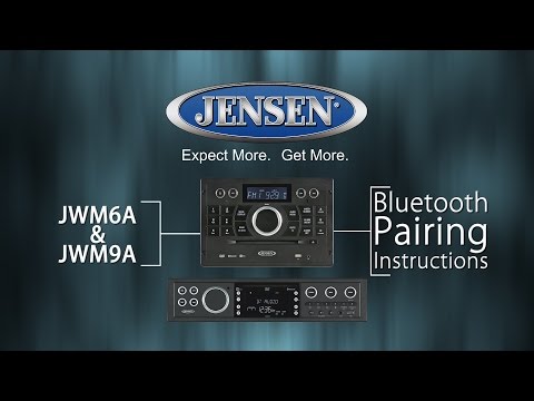 JENSEN® | JWM6A and JWM9A Bluetooth® Pairing